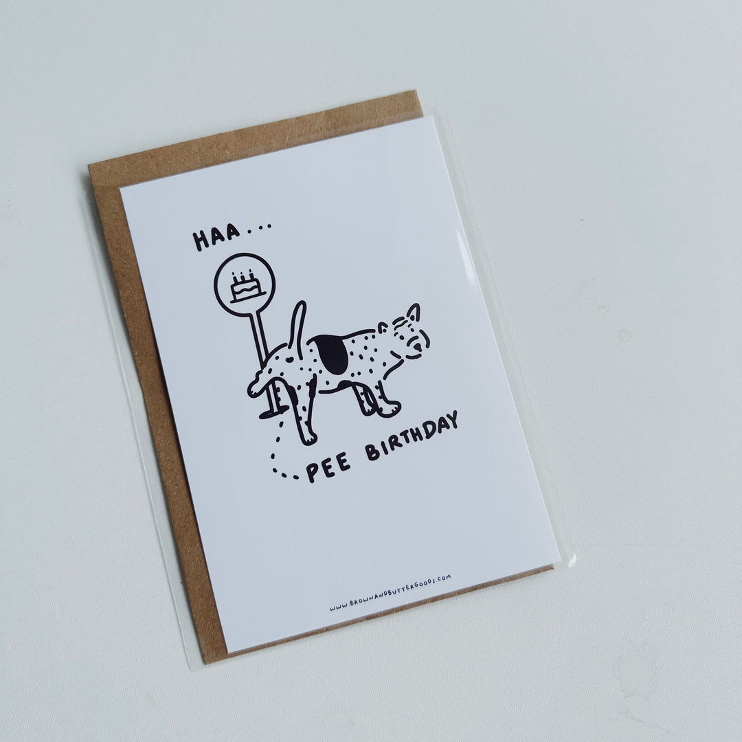 Haa Pee (Happy) Birthday Greeting Card