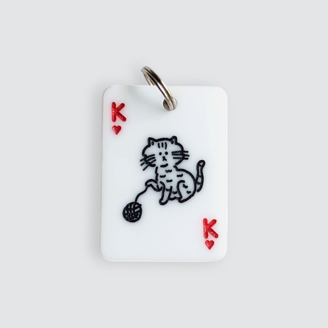Cat King Charm