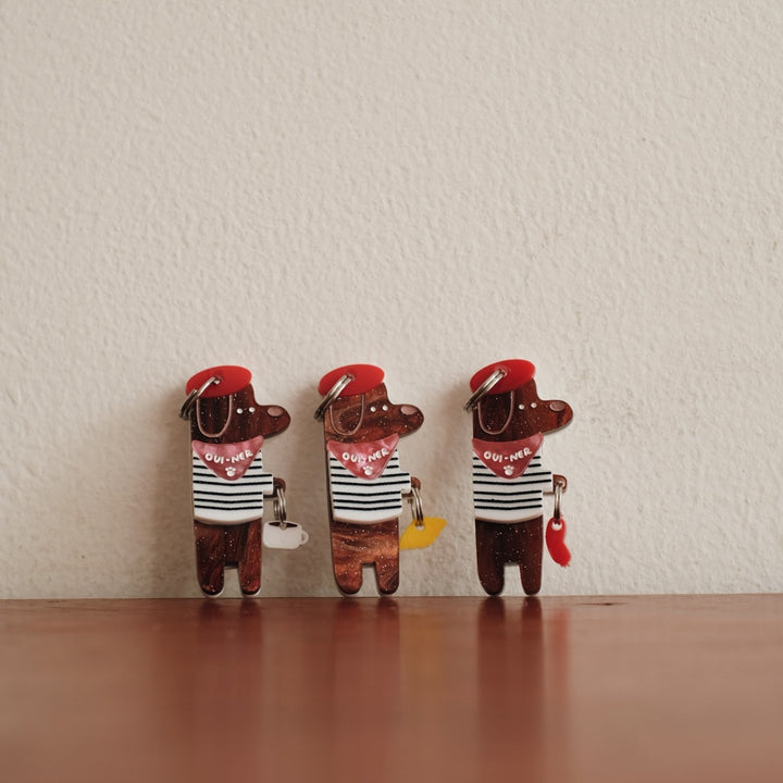 Doxie Oui Ner Keychain