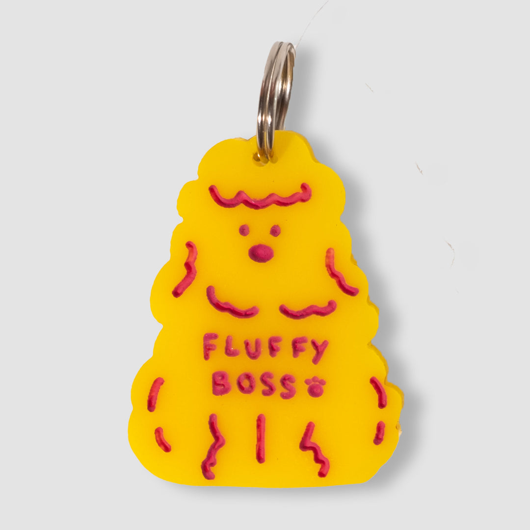 Fluffy Boss Keychain