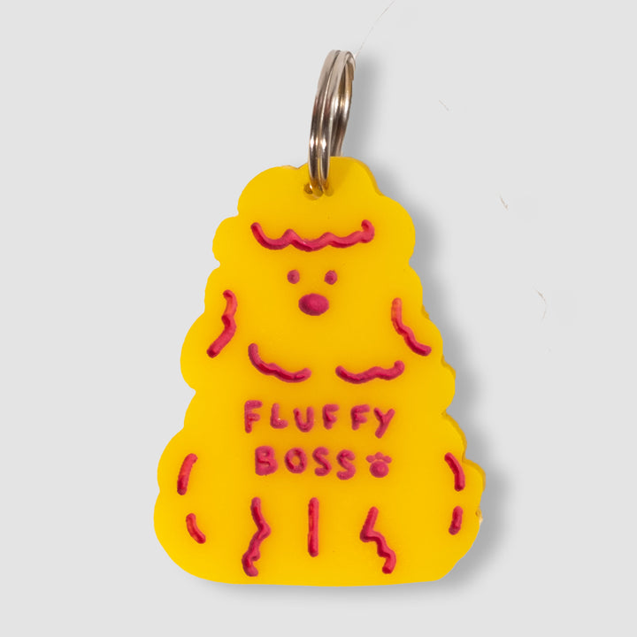 Fluffy Boss Keychain