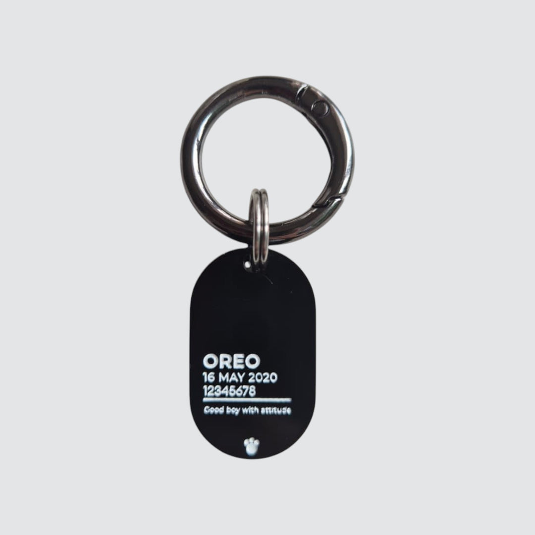 Bloop - Black Customised Tag