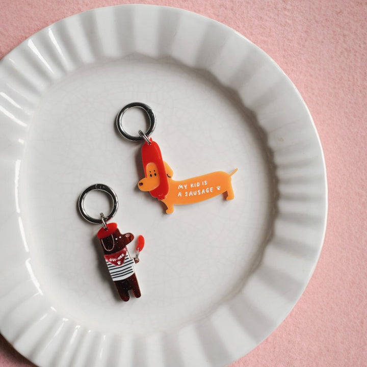 Doxie Oui Ner Keychain