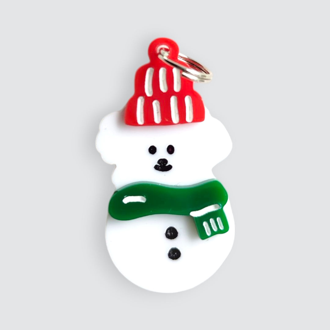Snow Man Charm