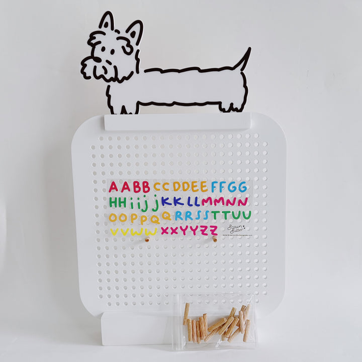 The BarkBoard – Tag & Charm Pegboard Display