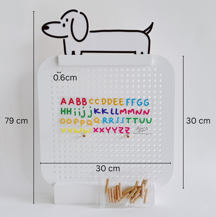 The BarkBoard – Tag & Charm Pegboard Display