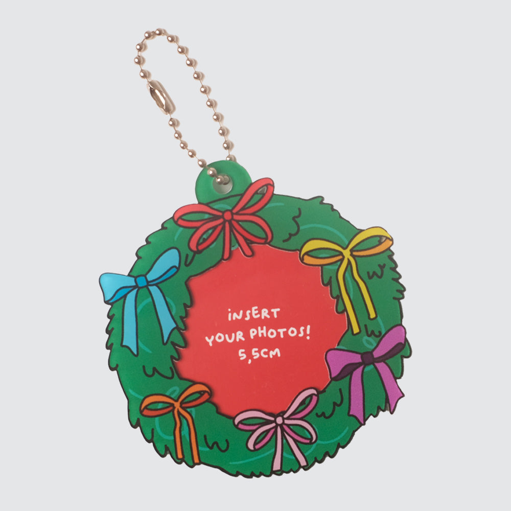 MemoWreath Photo Keychain
