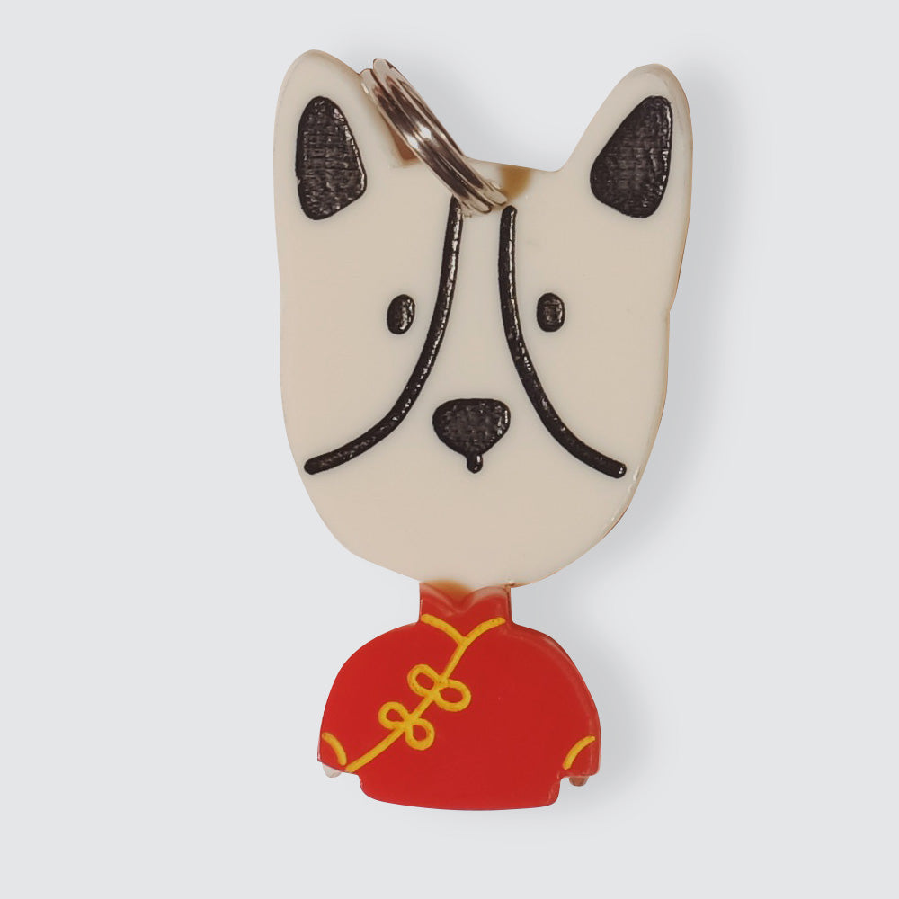 Corgi in Cheongsam Charm