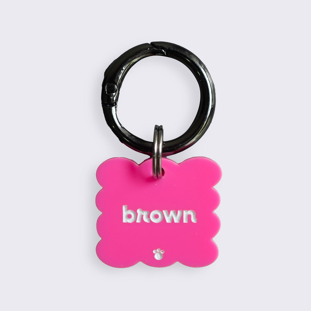 Napkin - Pink Customised Tag