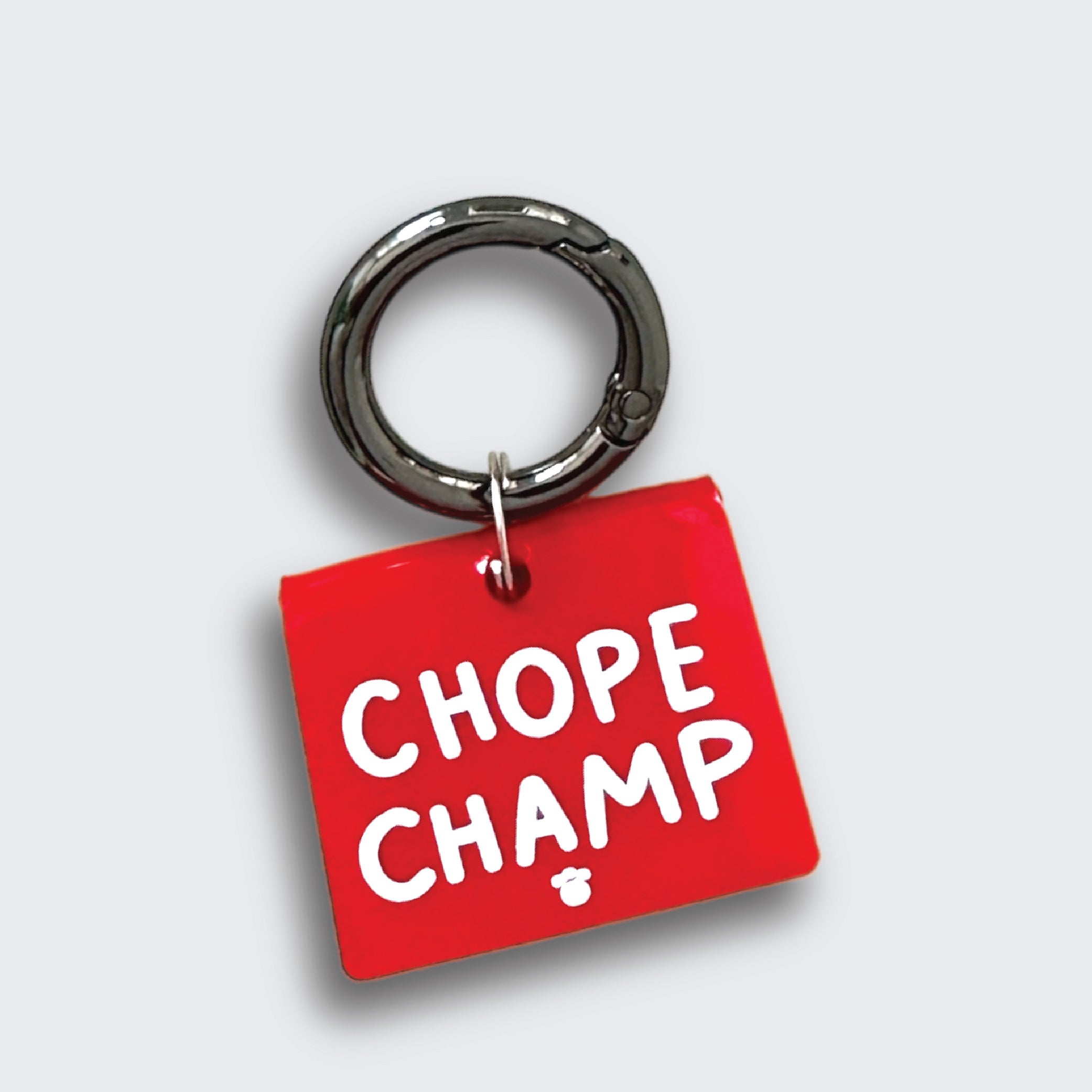 Chope Champ Keychain – Brown \u0026 Butter, image size:2083x2083