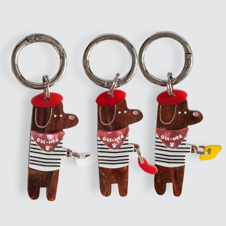 Doxie Oui Ner Keychain