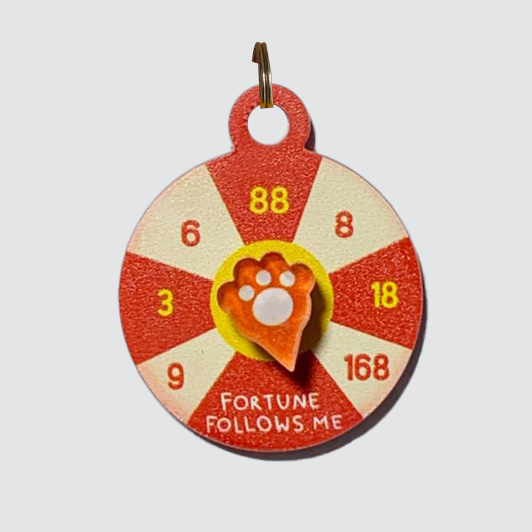 Fortune Wheel Spinning Charm