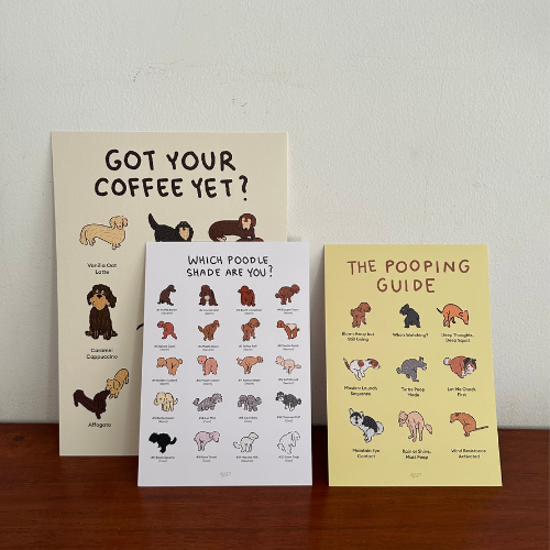 The Pooping Guide Art Print A5