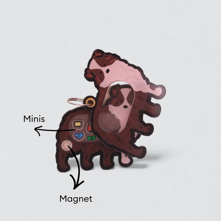 Australian Shepherd Shaker Charm