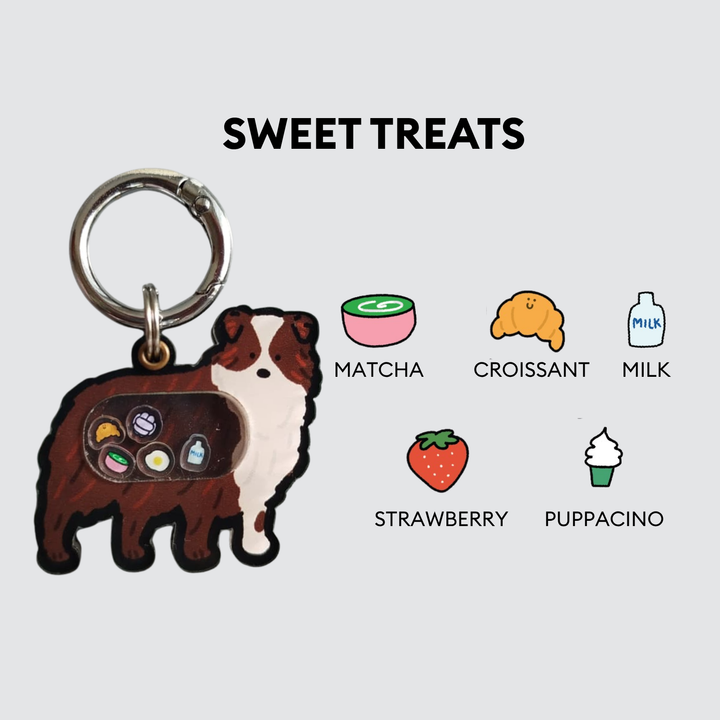 Australian Shepherd Shaker Charm