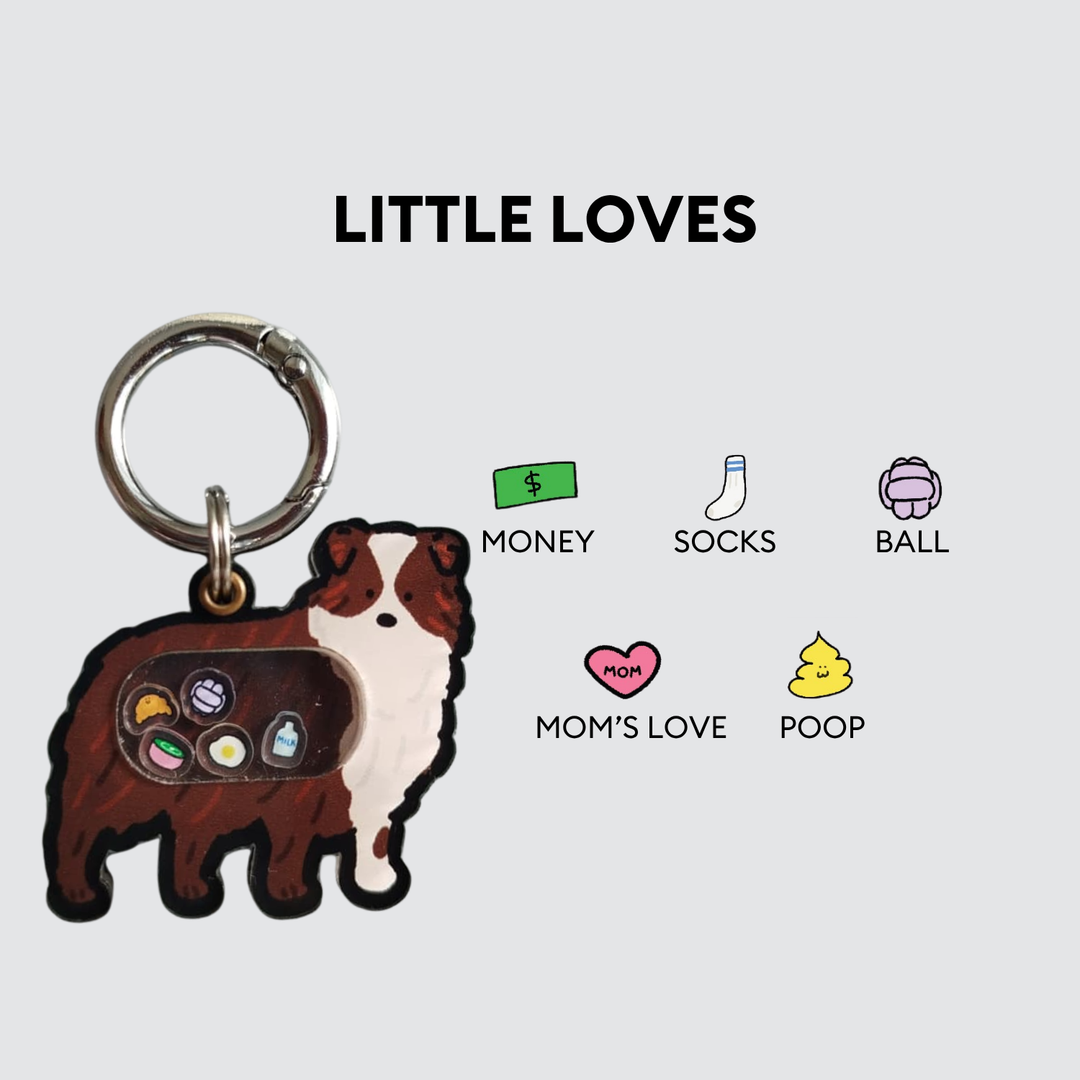 Australian Shepherd Shaker Charm