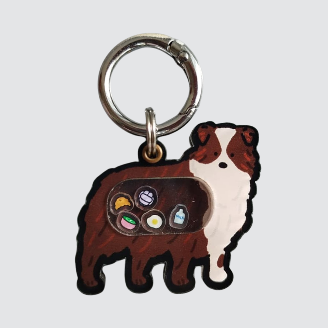 Australian Shepherd Shaker Charm