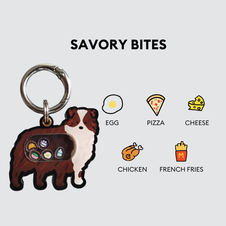 Australian Shepherd Shaker Charm