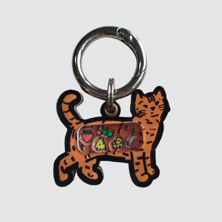 Bengal Cat Shaker Charm