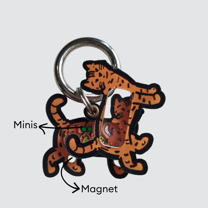 Bengal Cat Shaker Charm