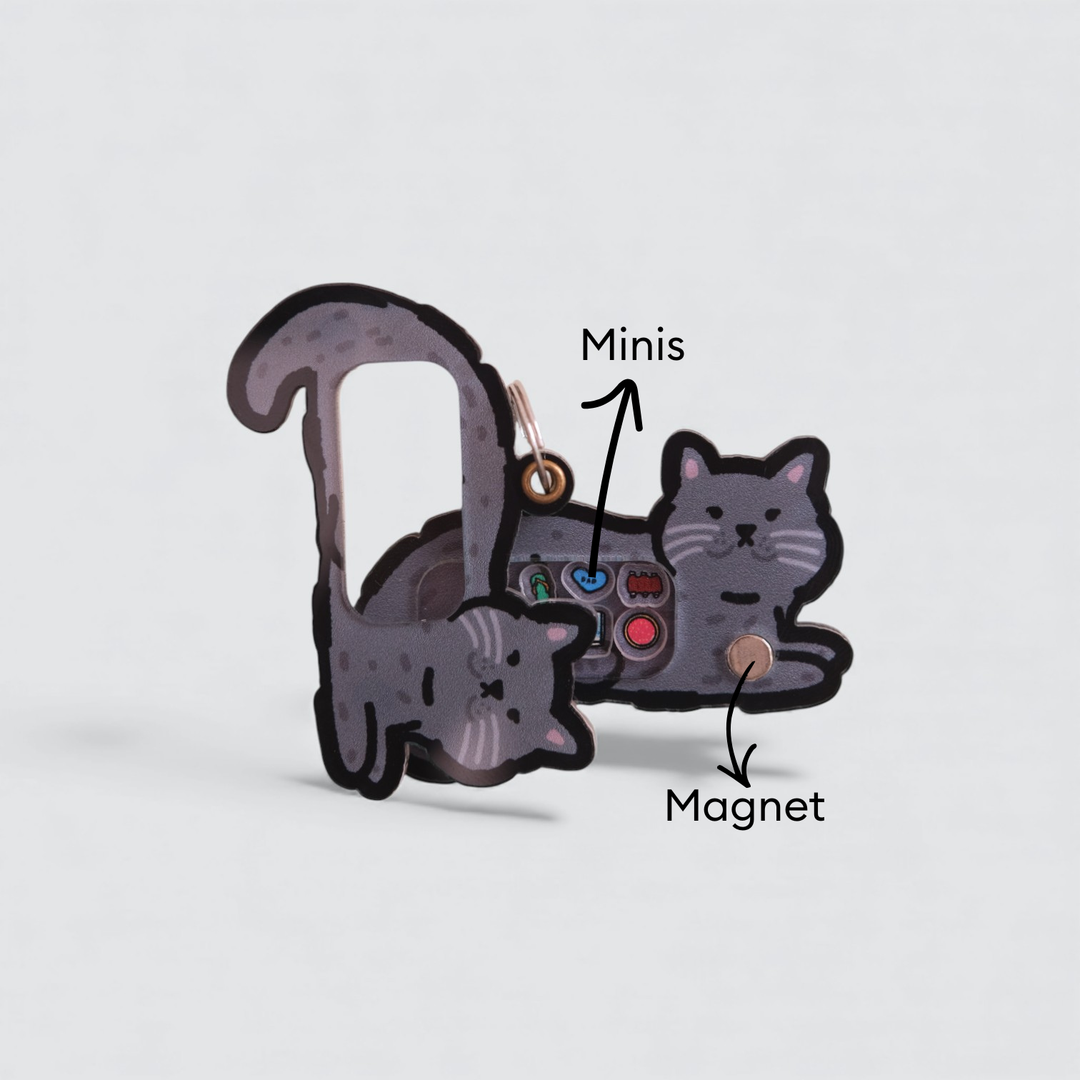 British Short Hair Shaker Charm