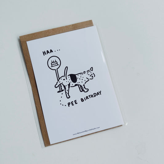 Haa Pee (Happy) Birthday | Greeting card
