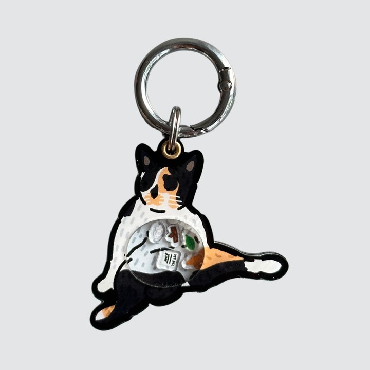 Calico Cats In The Act Shaker Charm