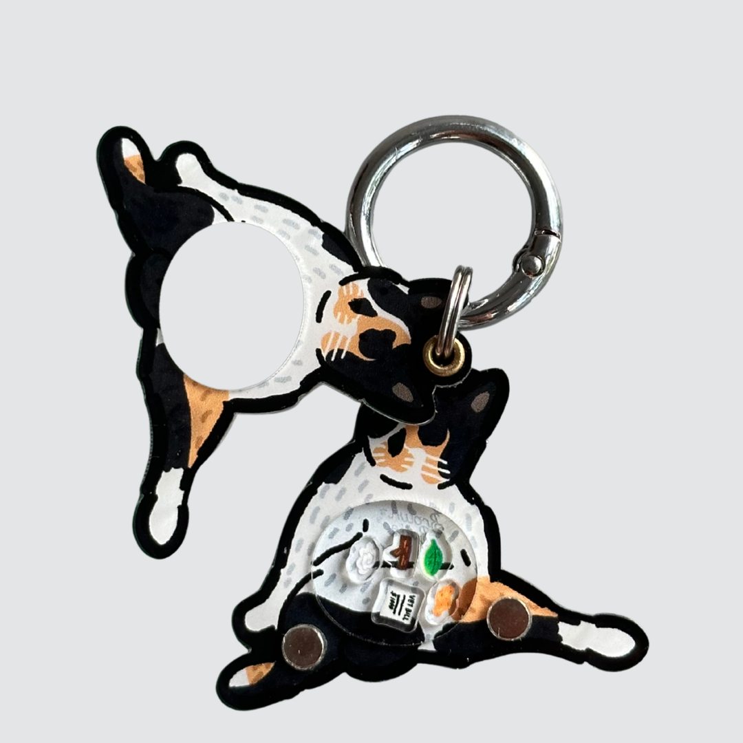 Calico Cats In The Act Shaker Charm