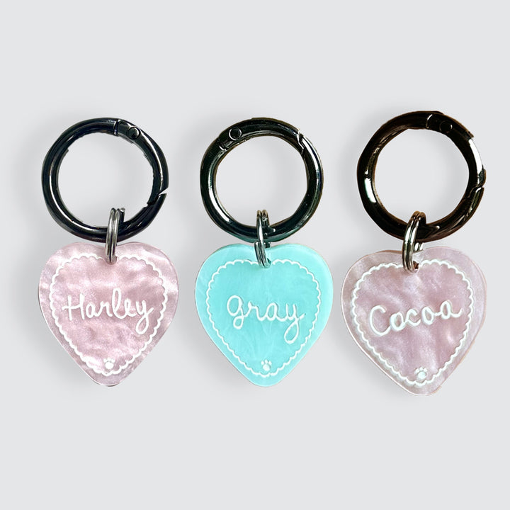 Candy Heart Customised Tag