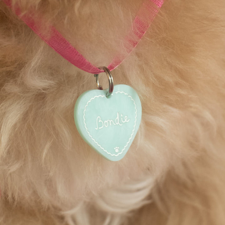 Candy Heart Customised Tag