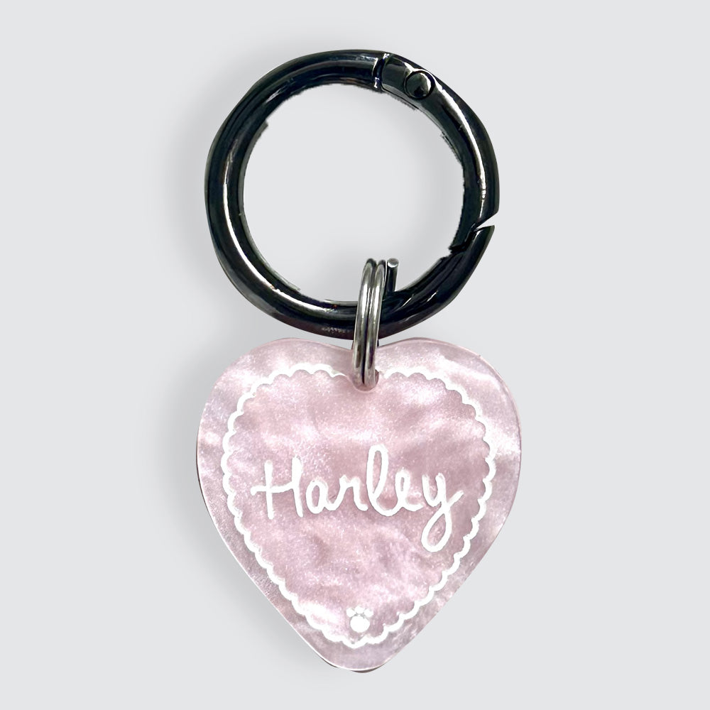 Candy Heart Customised Tag