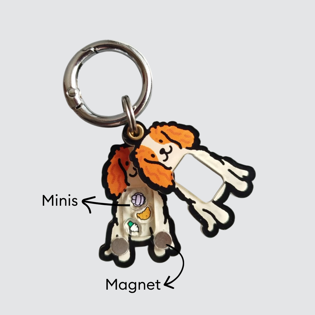 Cavalier King Charles Spaniel Shaker Charm