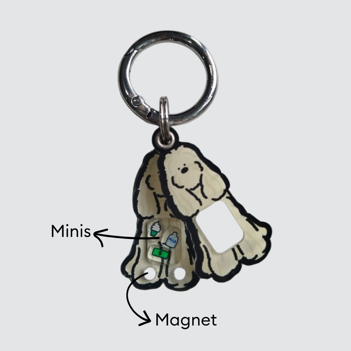 Cocker Spaniel Shaker Charm