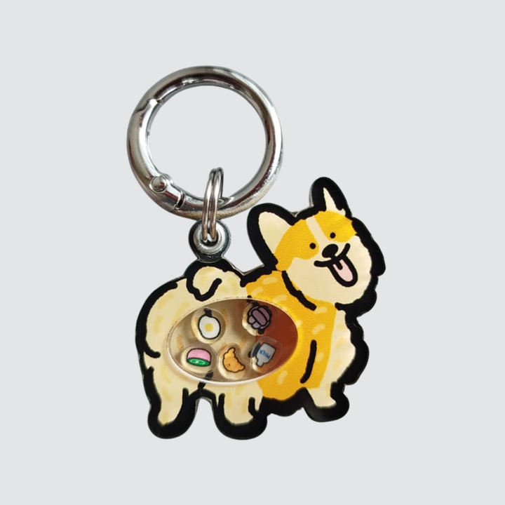 Corgi Shaker Charm
