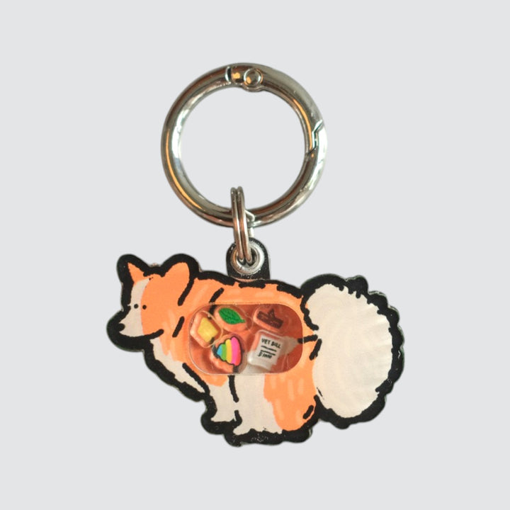 Corgi Dog Pooping Shaker Charm