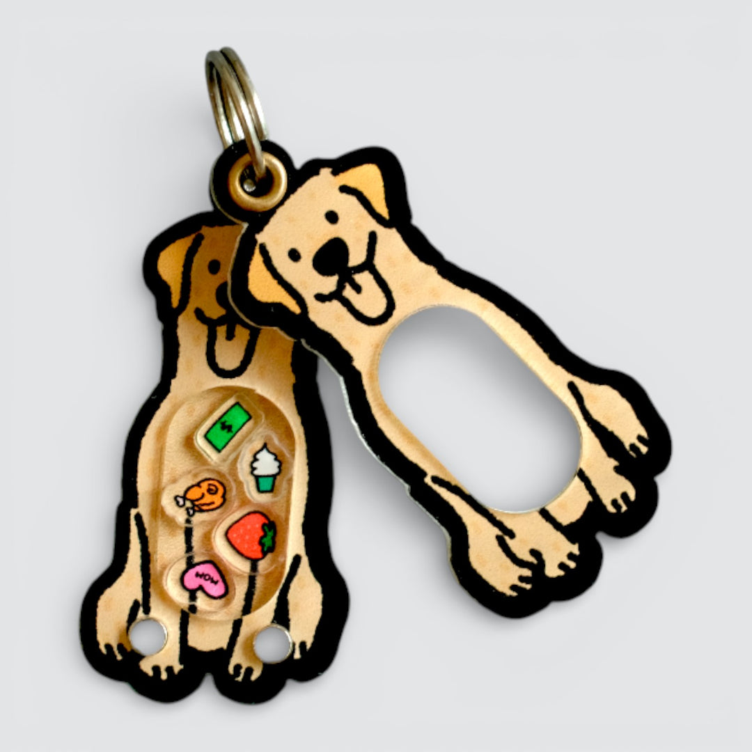 Labrador Shaker Charm