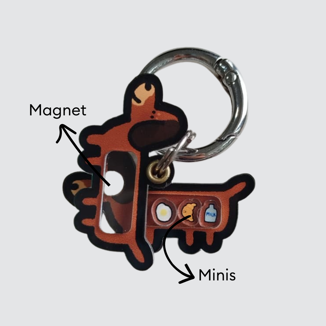 Dachshund Shaker Charm