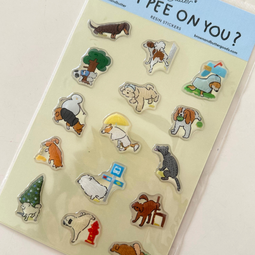 Did I Pee on You Resin Sticker