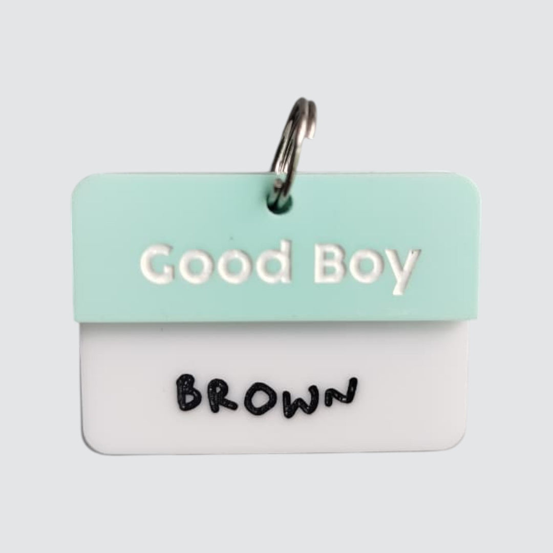 Good Boy Customised Tag