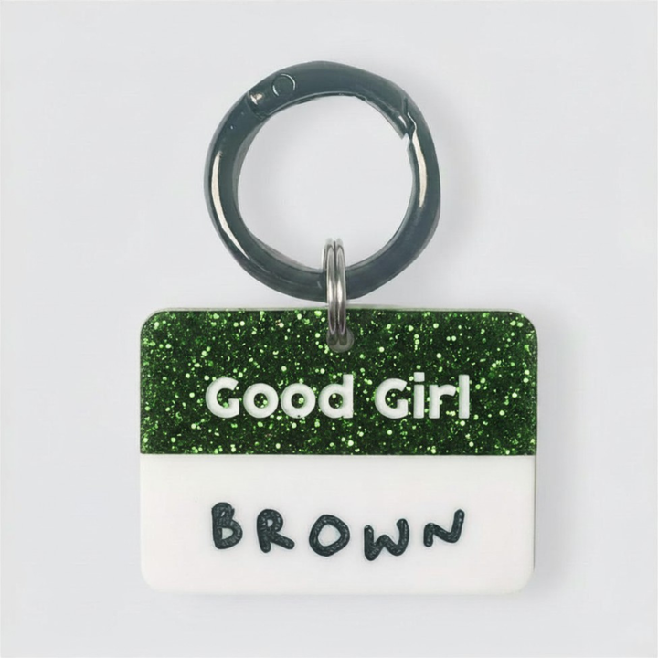 Good Boy Tag - Glitter