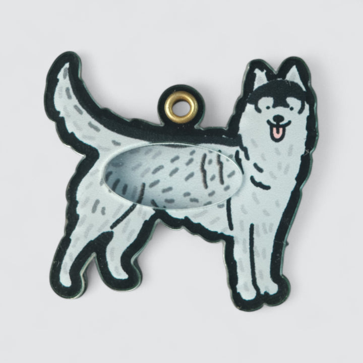 Husky Shaker Charm
