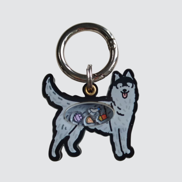 Husky Shaker Charm