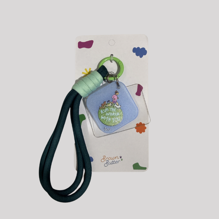 Run The World With You Bag/Phone Charm