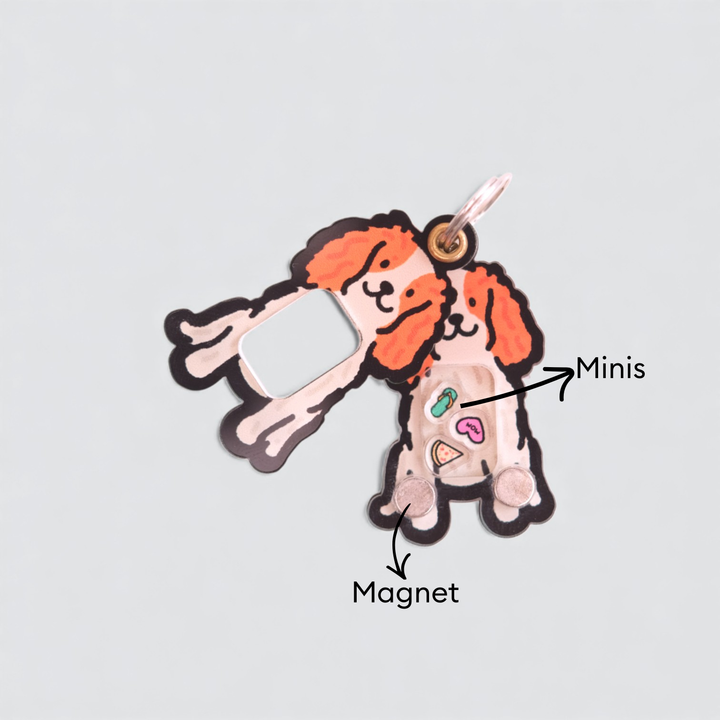 Cavalier King Charles Spaniel Shaker Charm