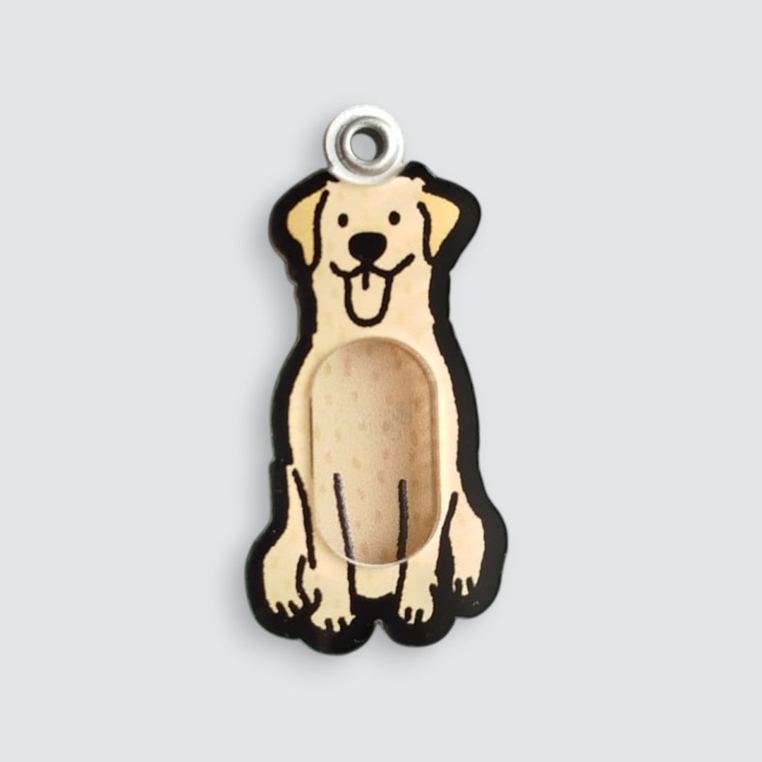 Labrador Shaker Charm