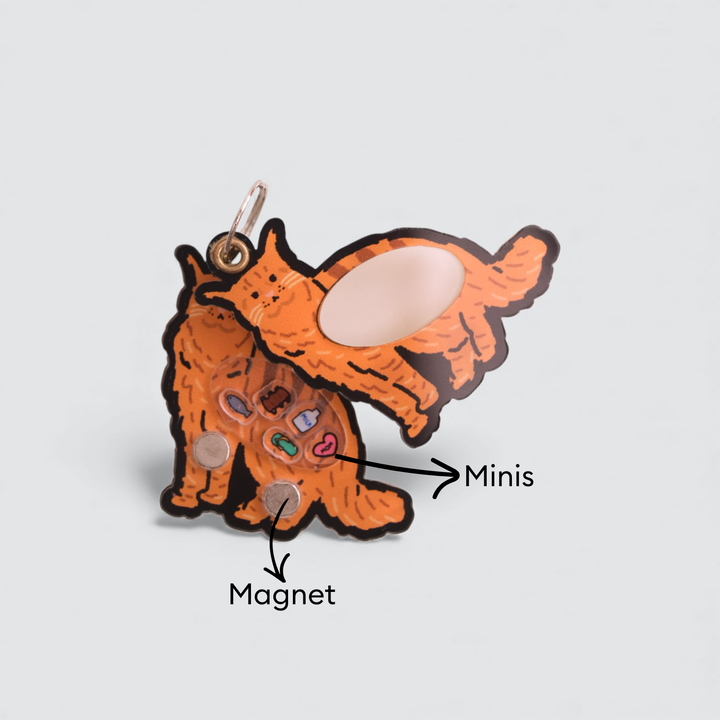 Maine Coon Shaker Charm