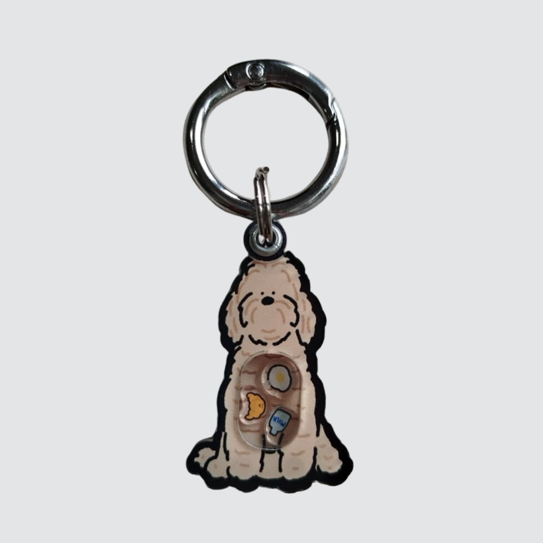 Poodle Mix Shaker Charm