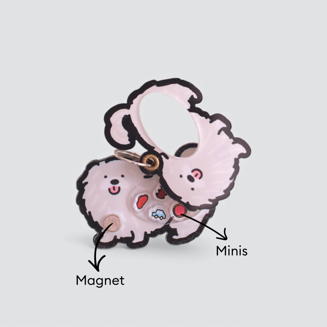 Pekingese Shaker Charm