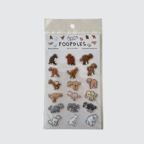 Poopdles Resin Sticker