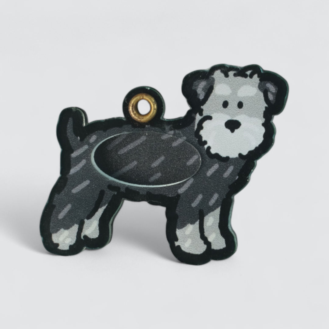 Schnauzer Shaker Charm